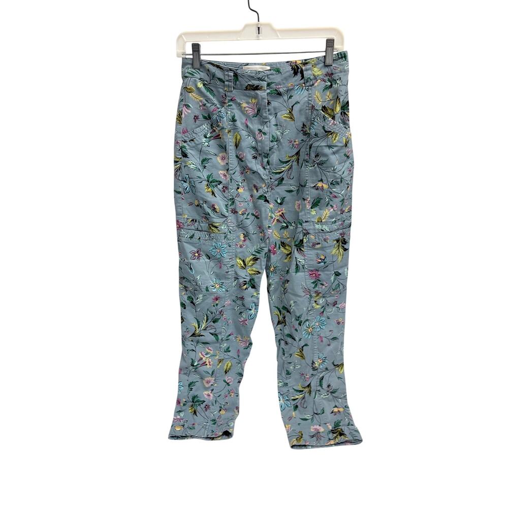 Anthropologie Victoria Floral Cargo Pants